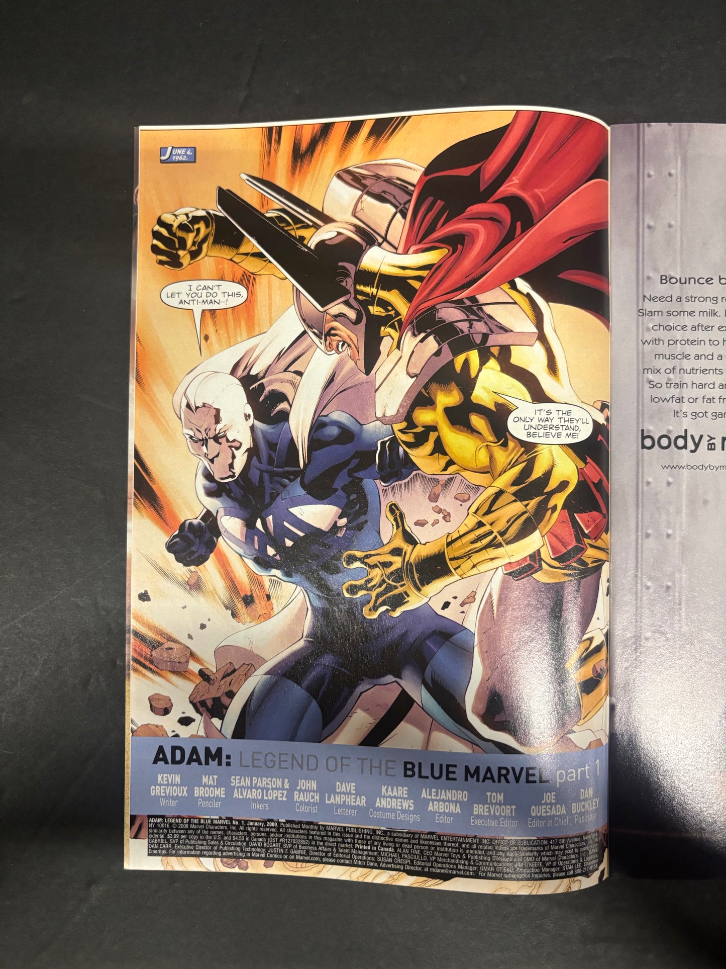 Adam: Legend of the Blue Marvel - Kevin Grevioux - 2008