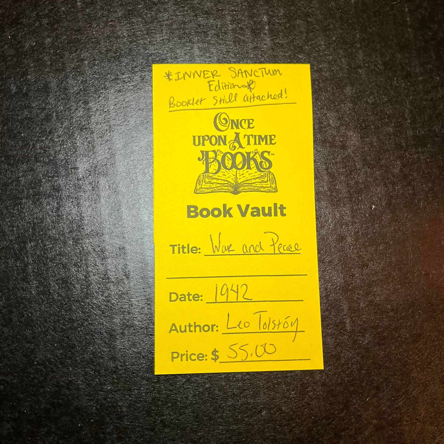 War and Peace - Leo Tolstoy - Inner Sanctum Edition - 1942