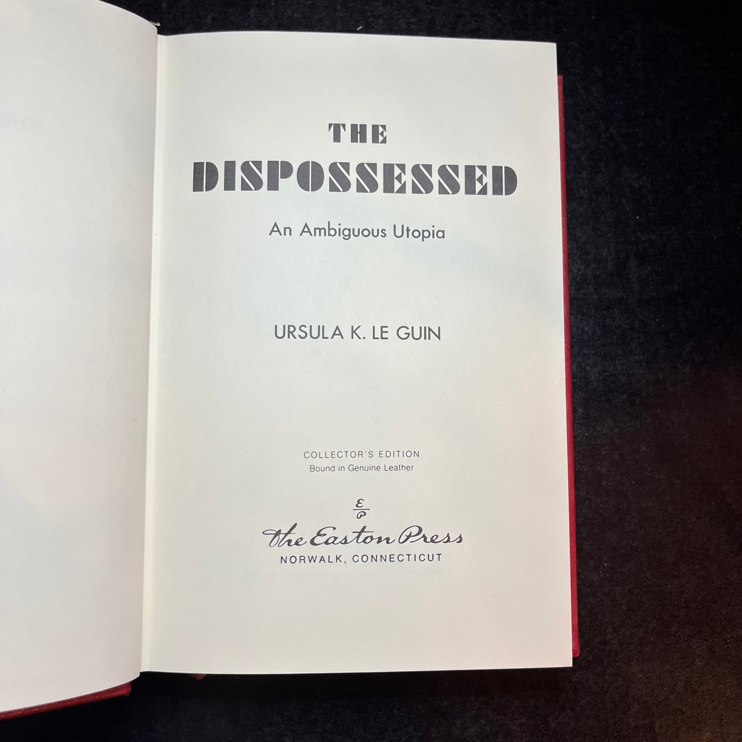 The Dispossessed - Ursula K. Le Guin - 1st Thus Edition - 1974