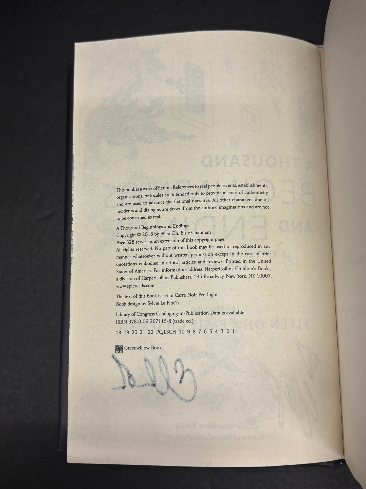 A Thousand Beginnings and Endings - Editors: Ellen Oh and Elsie Chapman - Signed - 2018