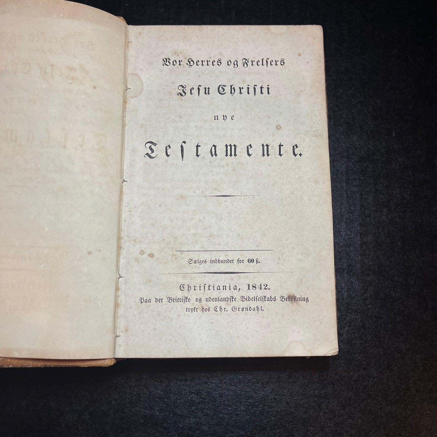 German Bible - 1842