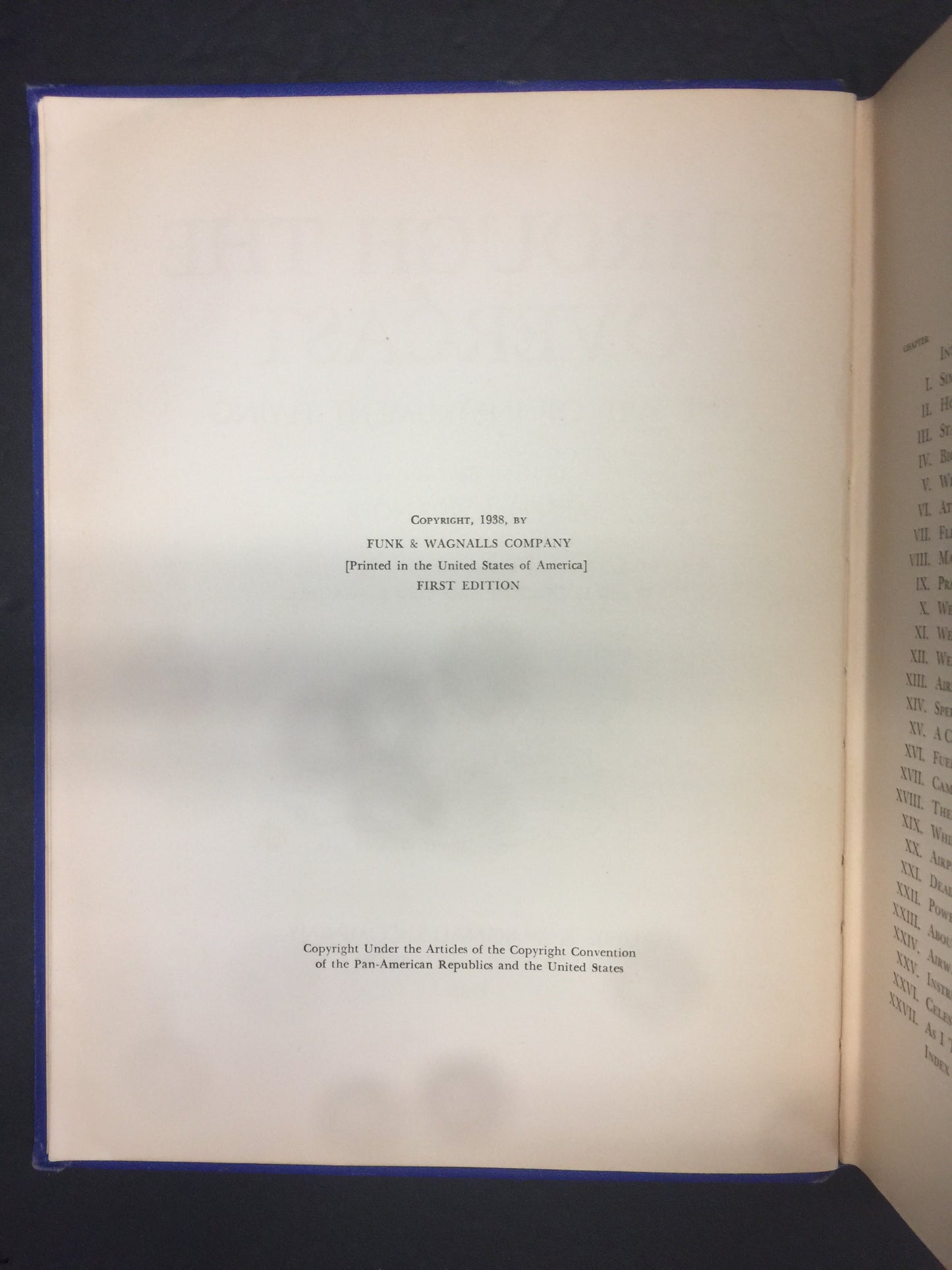 Through The Overcast - Assen Jordanoff - 1st Edition - 1938