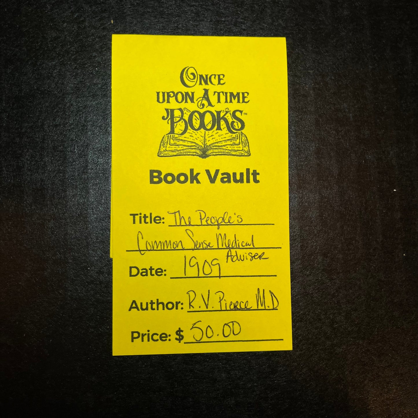 The People's Common Sense Medical Adviser - R. V. Pierce M. D. - 1909