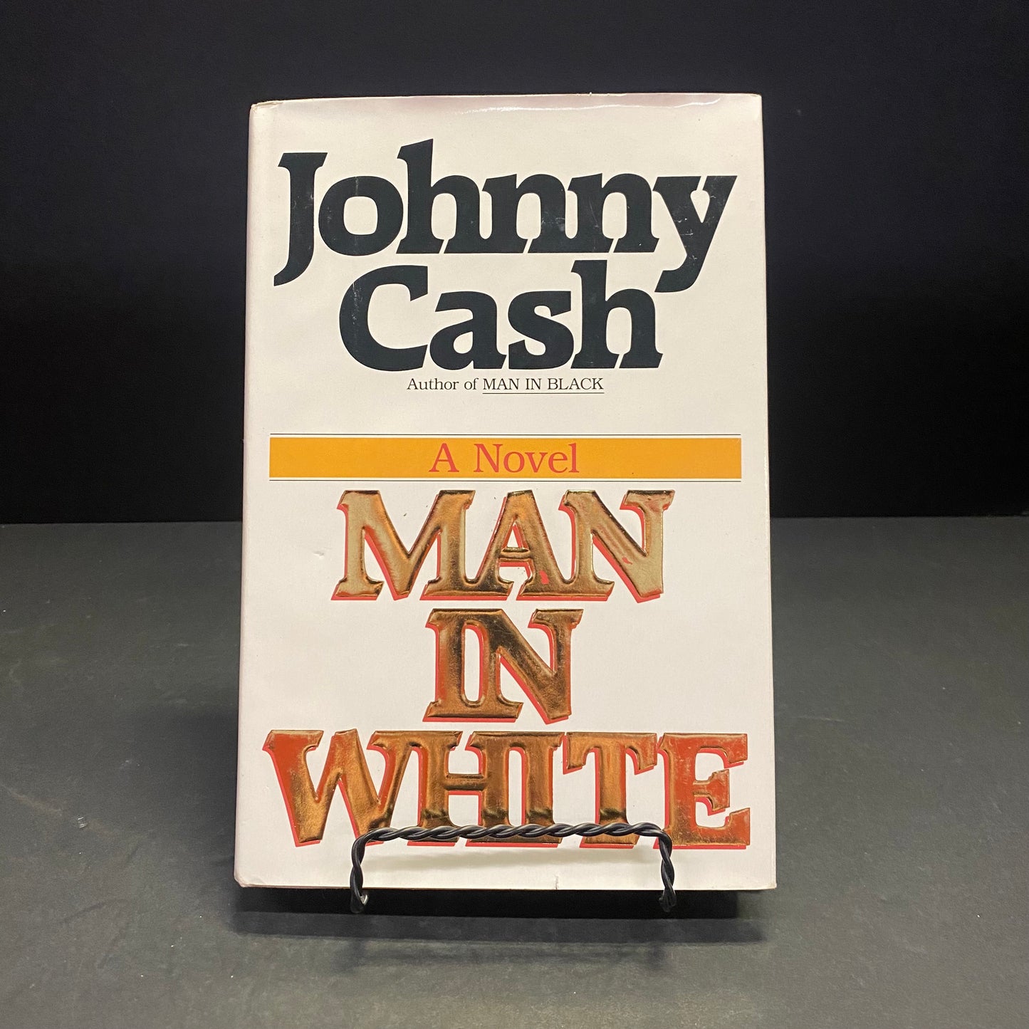 Man in White - Johnny Cash - 1st Edition - Signed - 1986