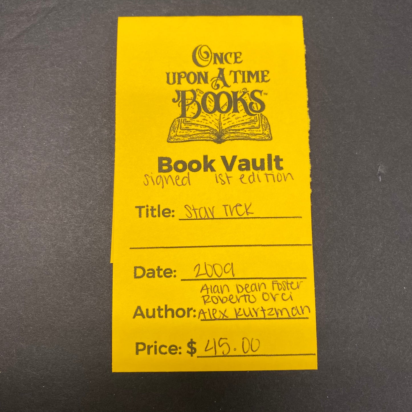 Star Trek - Alan Dean Foster, Roberto Orci, and Alex Kurtzman - Signed - 1st Edition - 2009