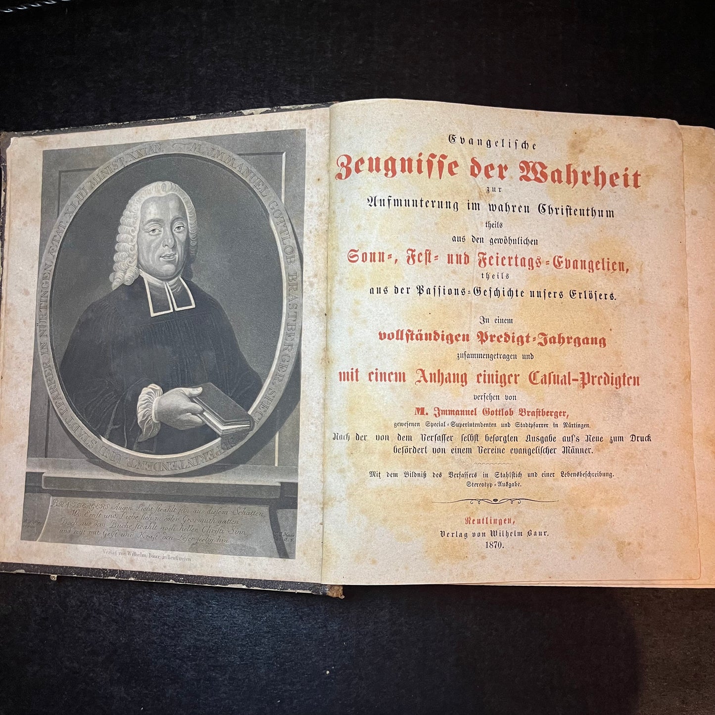 Zeugnisse der Wahrheit - M. Immanuel Gottlob Kraftberger - 1870