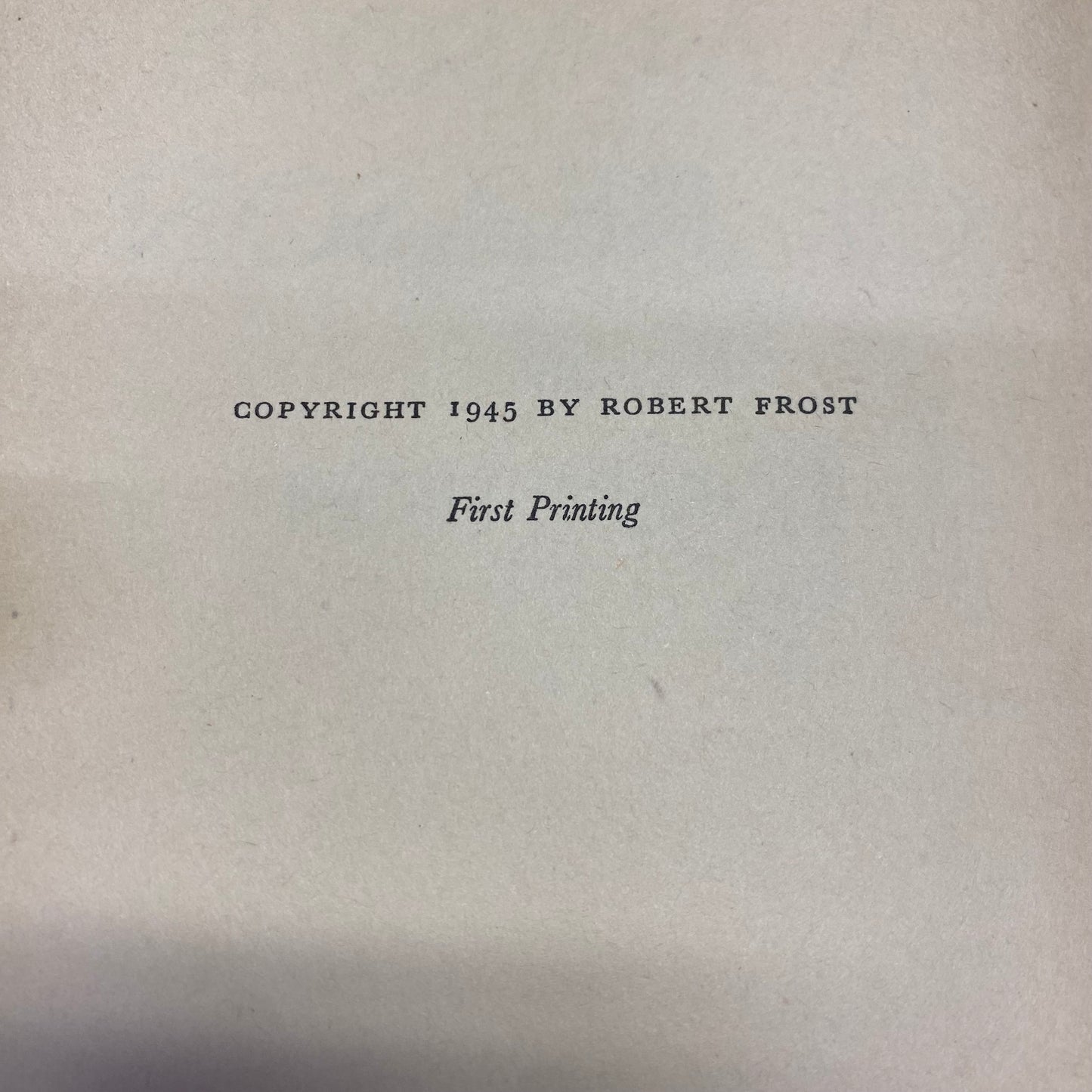 A Masque of Reason - Robert Frost - 1st Edition - 1945