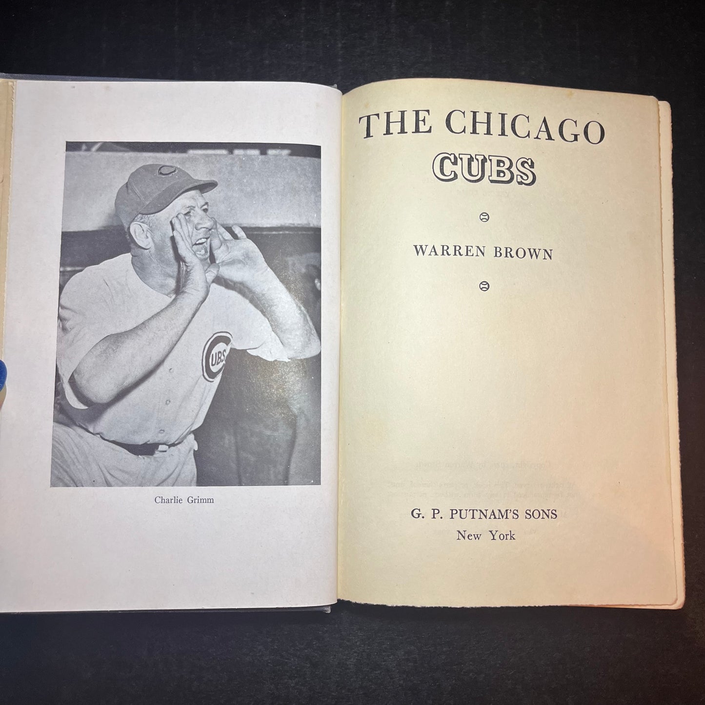 The Chicago Cubs - Warren Brown - Signed Copy - 1946