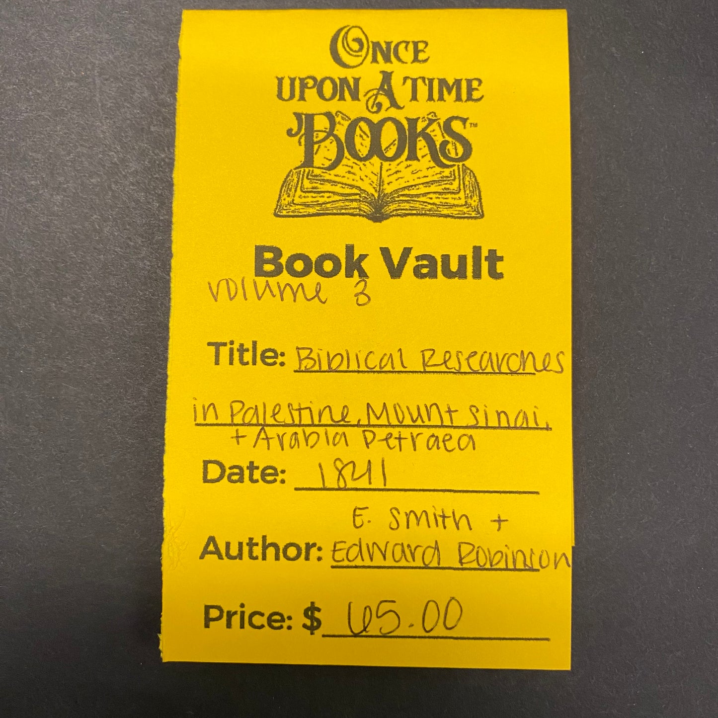 Biblical Researches in Palestine, Mount Sinai, and Arabia Petraea - E. Smith and Edward Robinson - Volume 3 - 1841