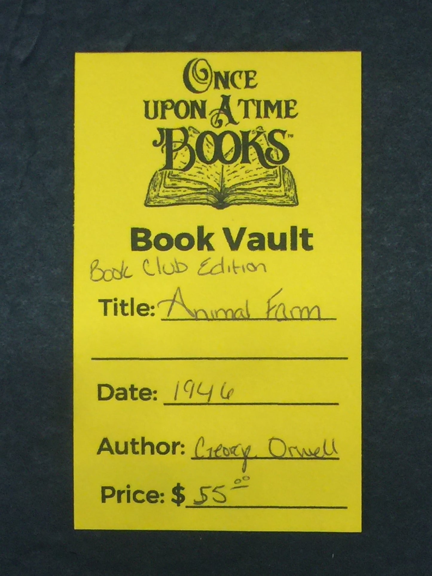 Animal Farm - George Orwell - Book Club Edition - 1946