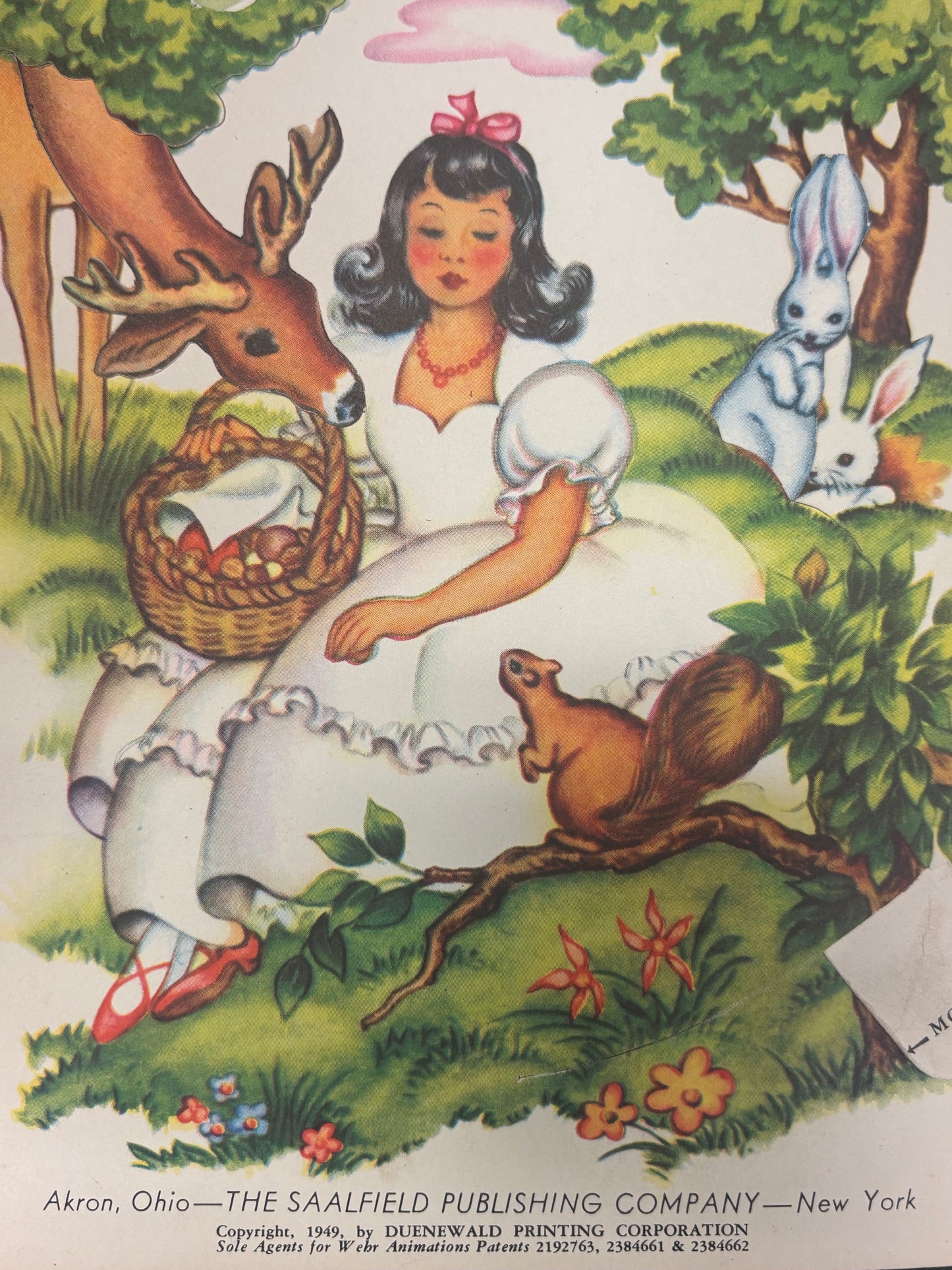 Snow White and the Seven Dwarfs - The Saalfield Publishing Co. - 1949