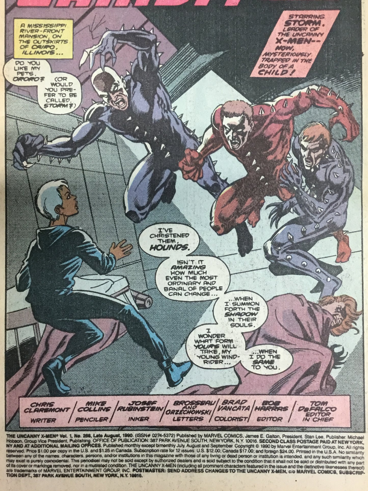The Uncanny X-Men - Chris Claremont - 1st Full Appearance of Gambit - 1990