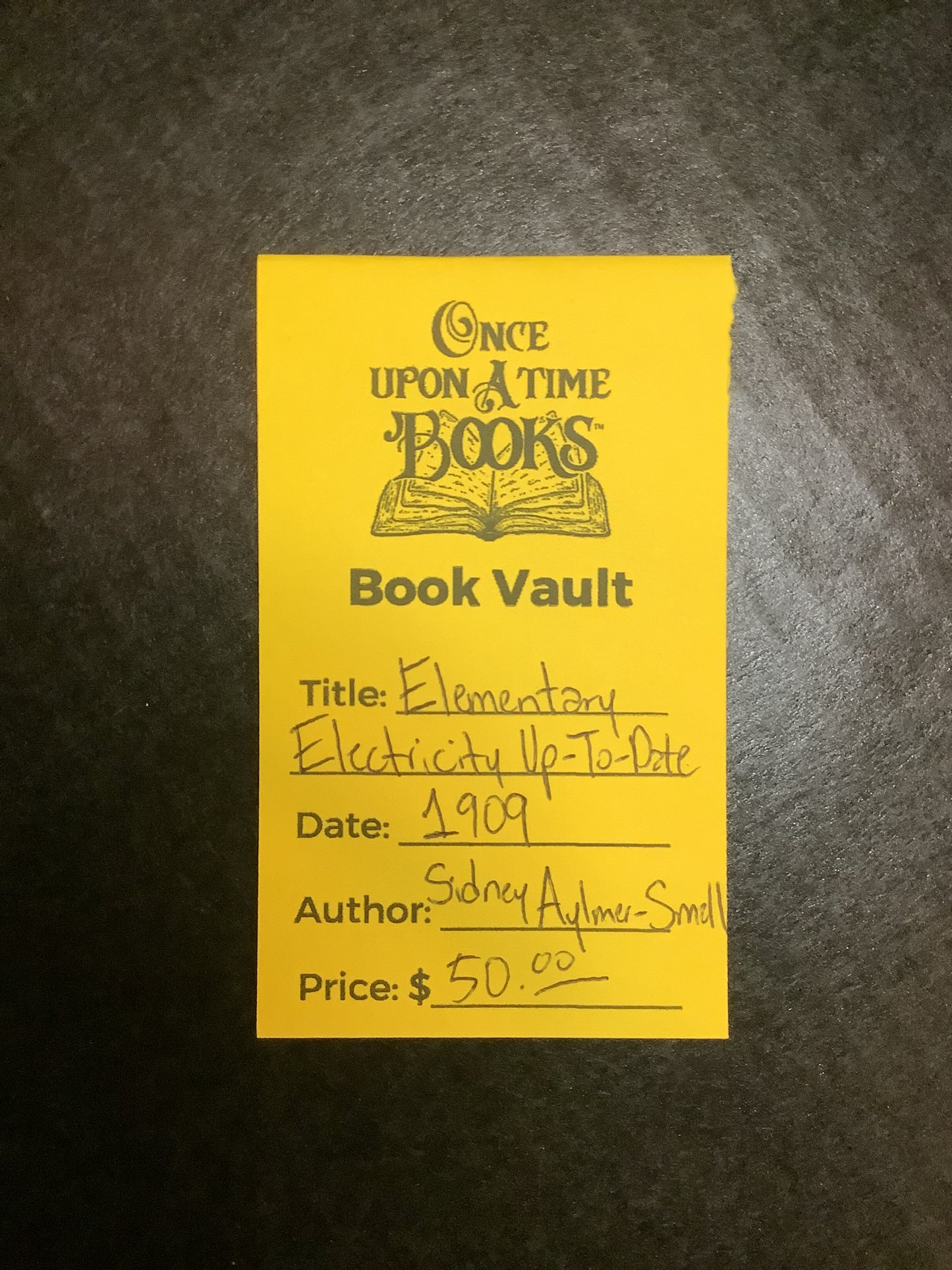 Elementary Electricity Up To Date - Sidney Aylmer - Small - 1909