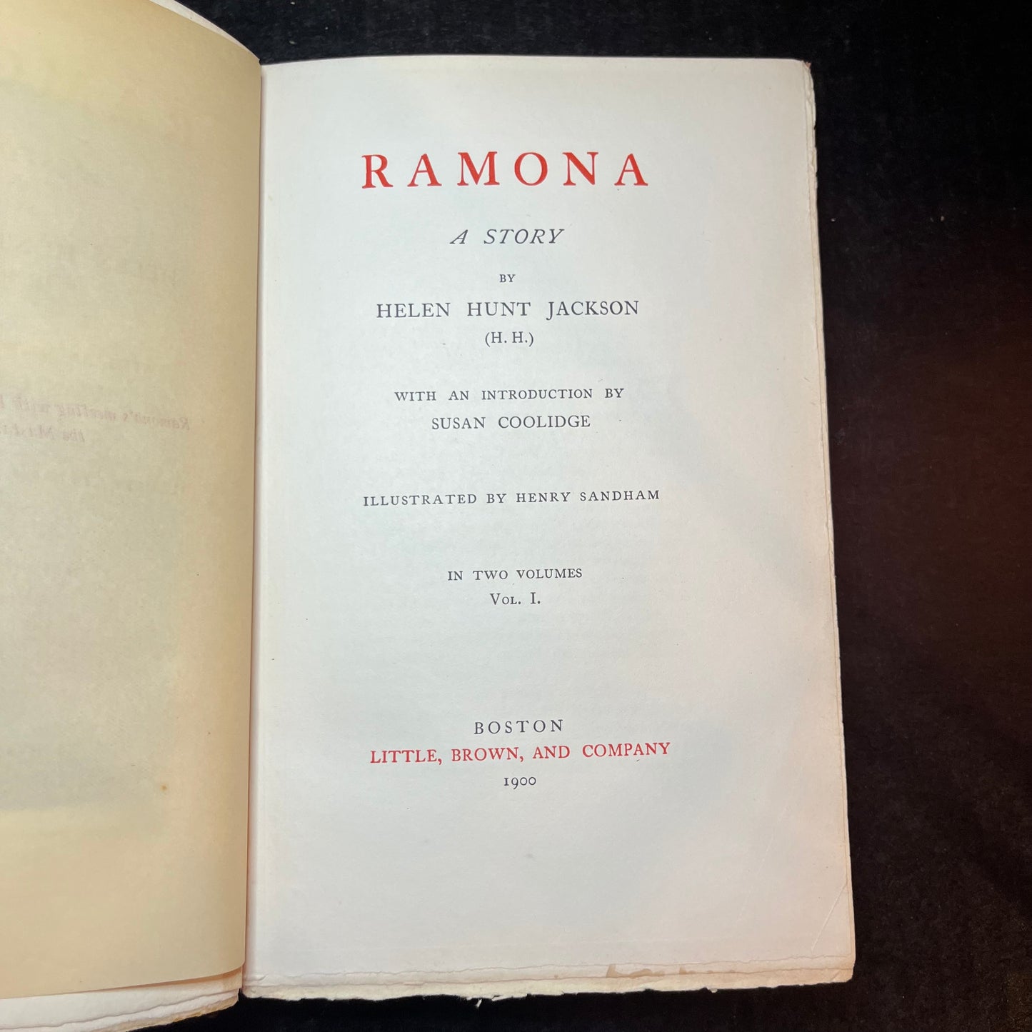 Ramona - Helen Jackson - Limited of 500 - Two Volumes - 1900