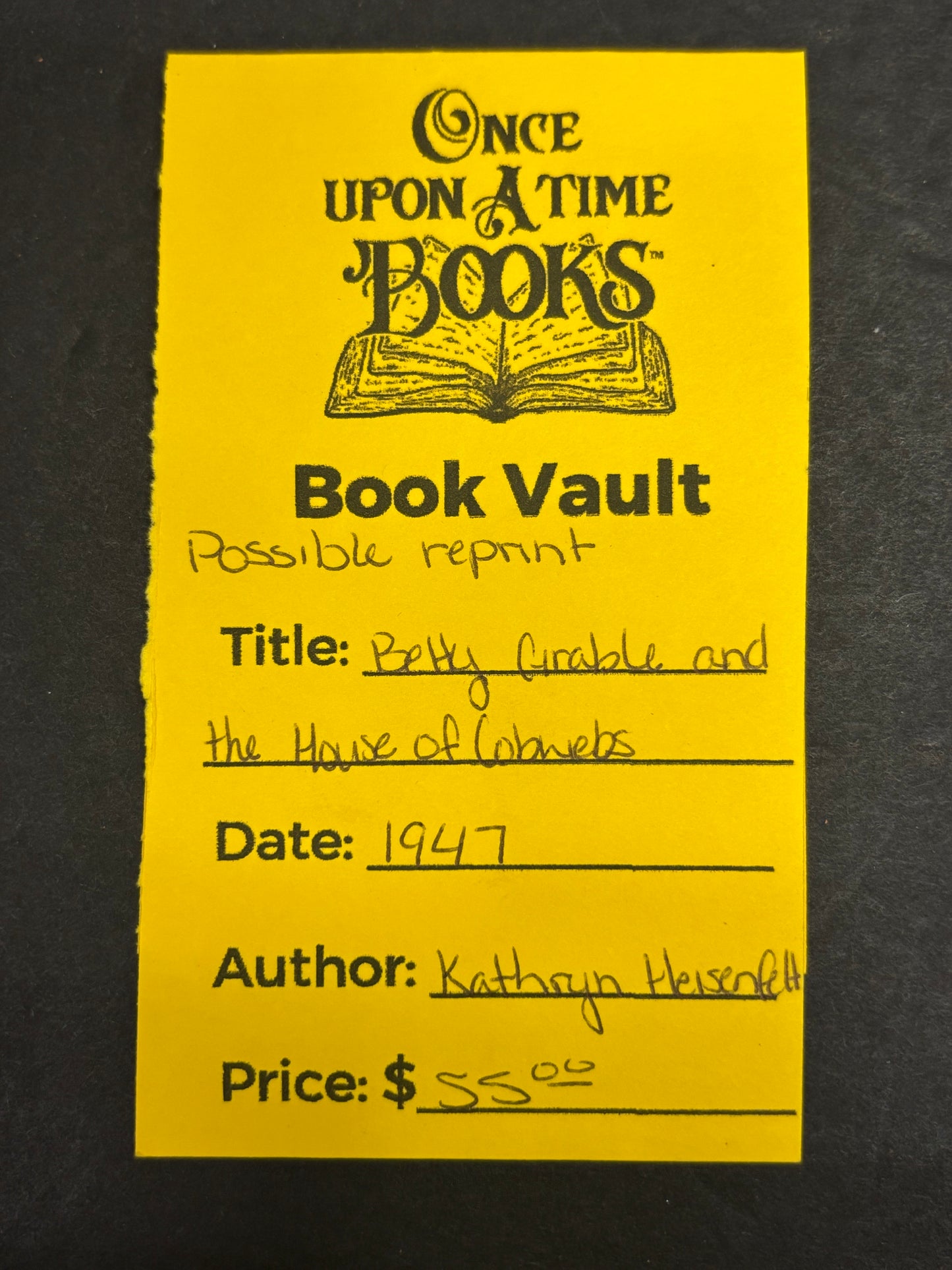 Betty Grable and the House of Cobwebs - Kathryn Heisenfelt - Possible Reprint - 1947