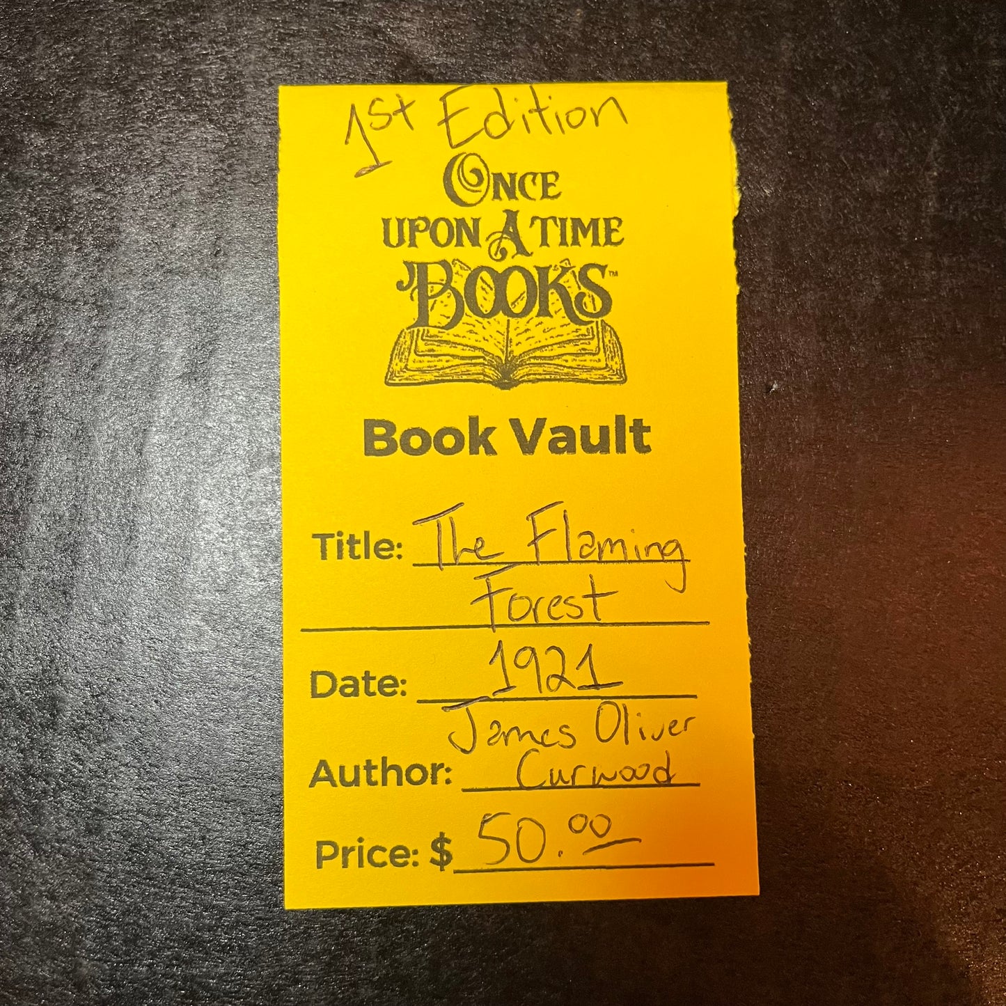 The Flaming Forest - James Oliver Curwood - 1st Edition - 1921