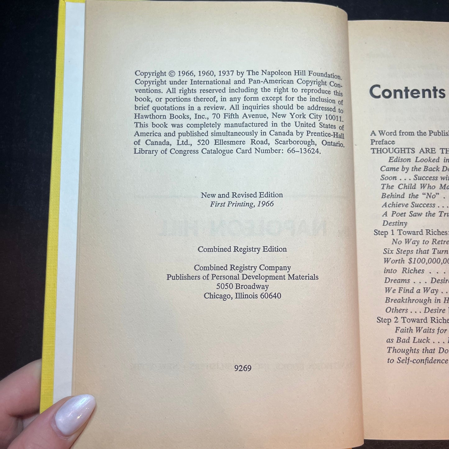 Think and Grow Rich - Napoleon Hill - 1966