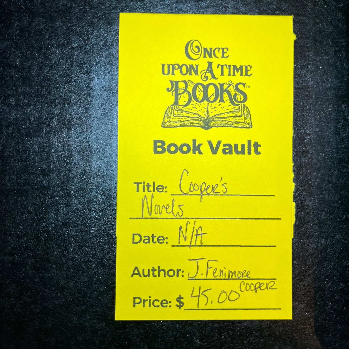 Cooper's Novels - J. Fenimore Cooper