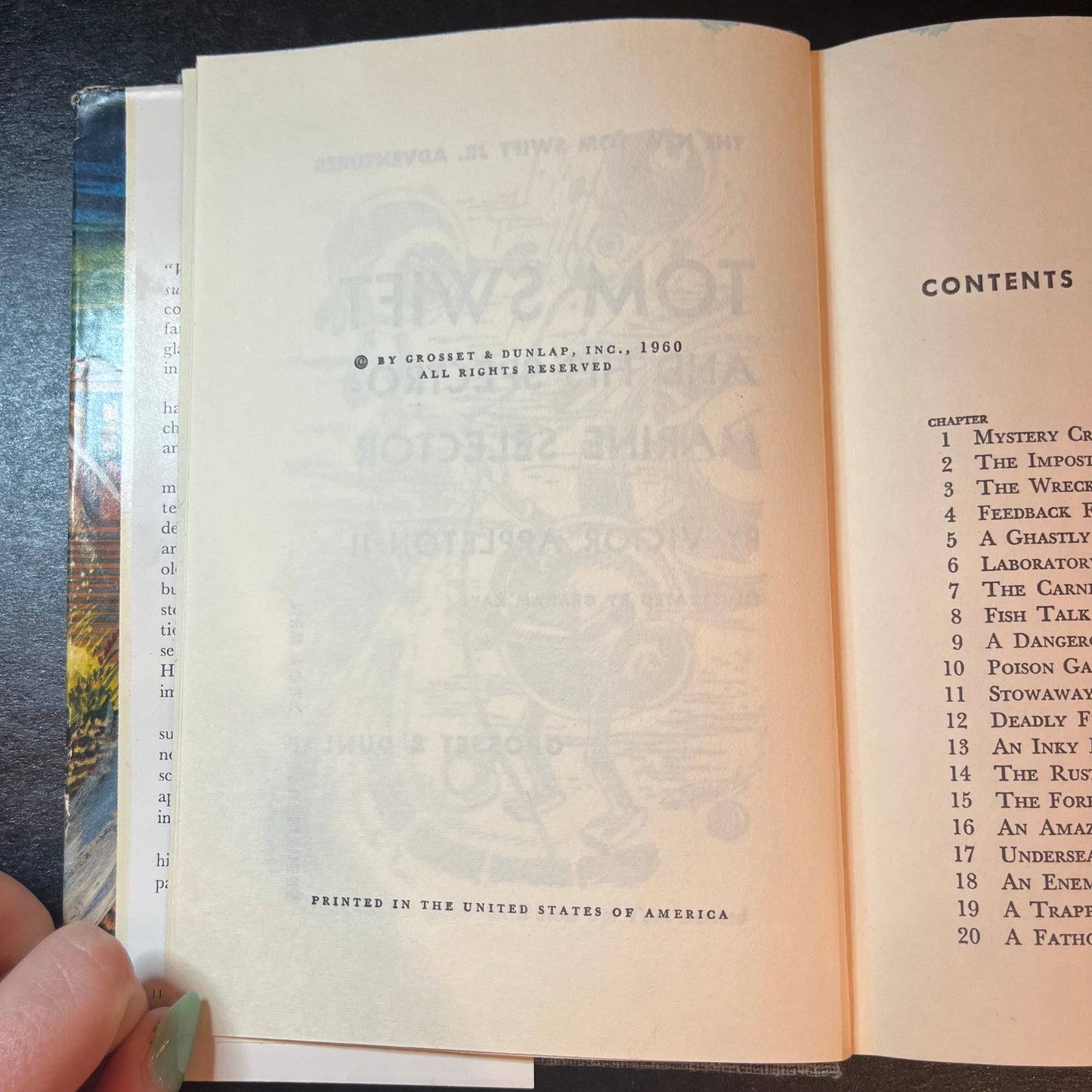 Tom Swift and His Spectromarine Selector - Victor Appleton II - 1st Edition - 1960