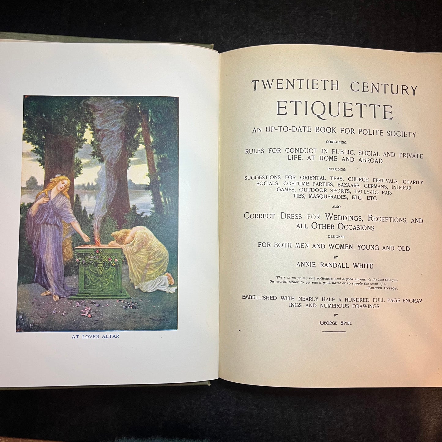 Etiquette : A Ready Manual For All Occasions - Annie Randal White - Twentieth Century - 1900