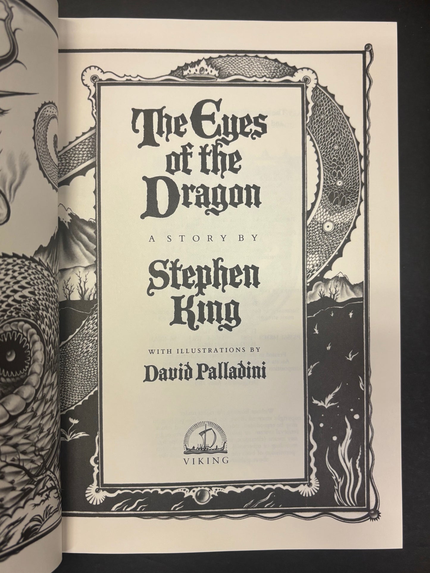 The Eyes of the Dragon - Stephen King - 1st Edition - 1987