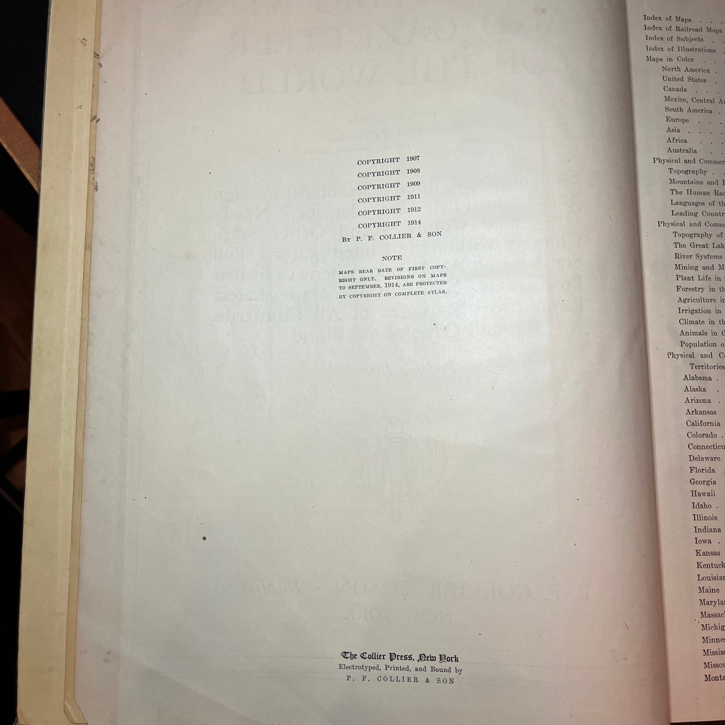 The New Encyclopedic Atlas and Gazetteer of the World - Francis J. Reynolds - 1914