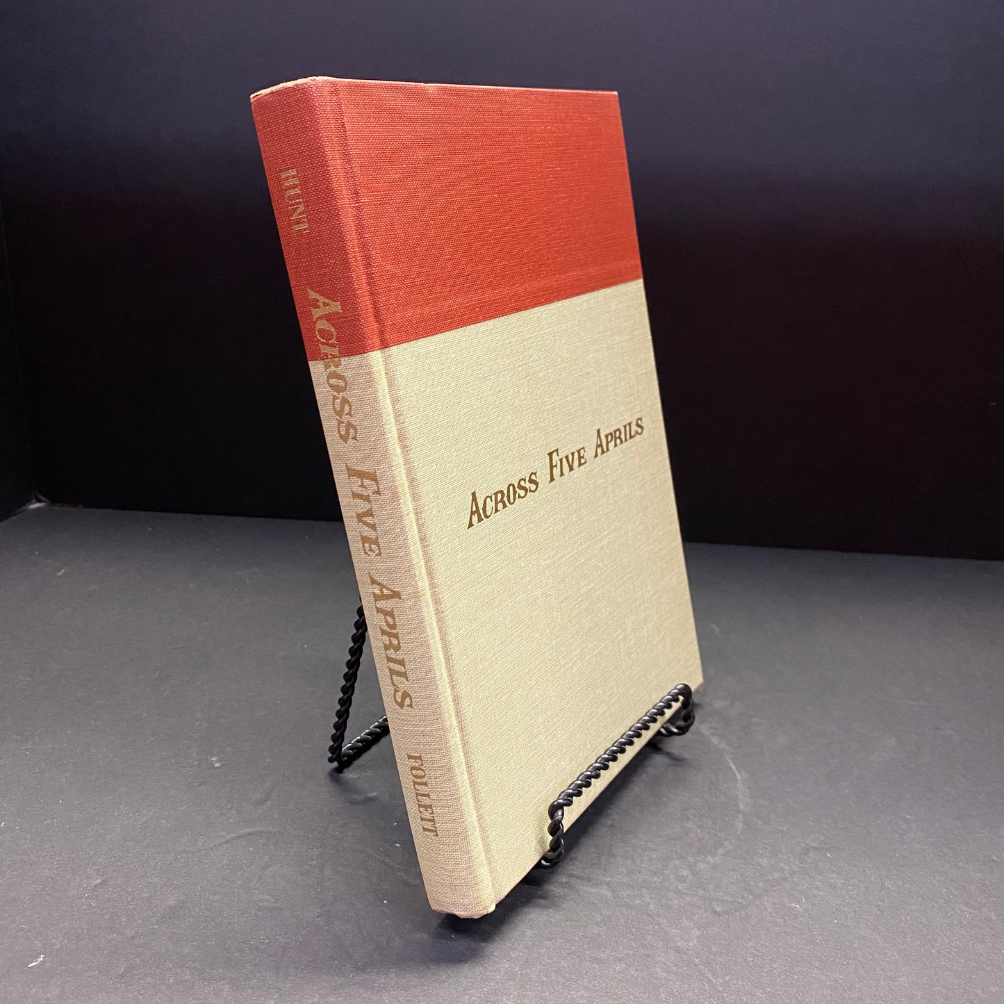 Across Five Aprils - Irene Hunt - Signed - Early Print - 1964