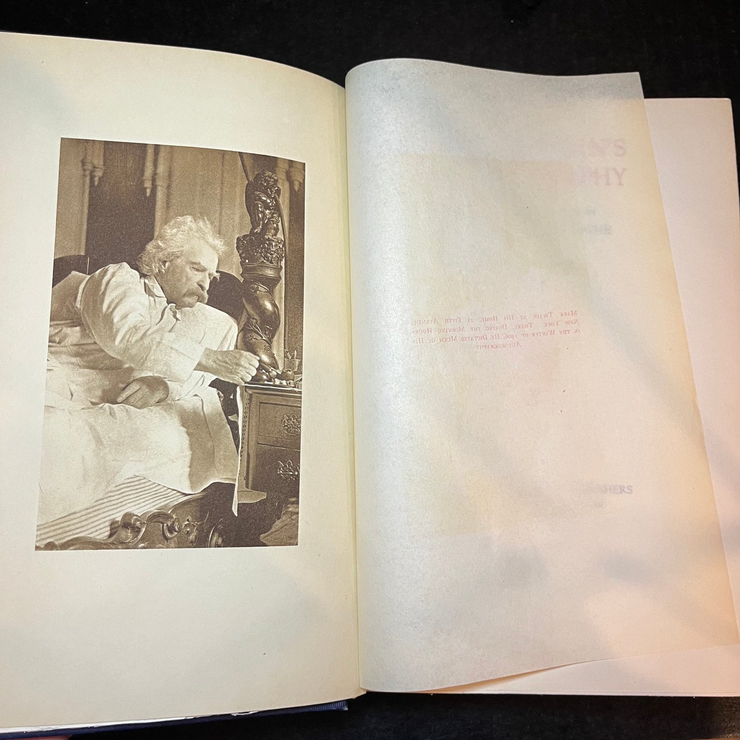 Mark Twain's Autobiography - Mark Twain - October Printing - 1st Edition - 2 Volume Set - 1924