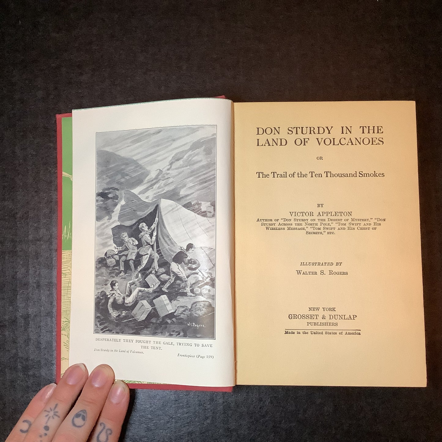 Don Sturdy In The Land of Volcanoes - Victor Appleton - First Edition - 1925