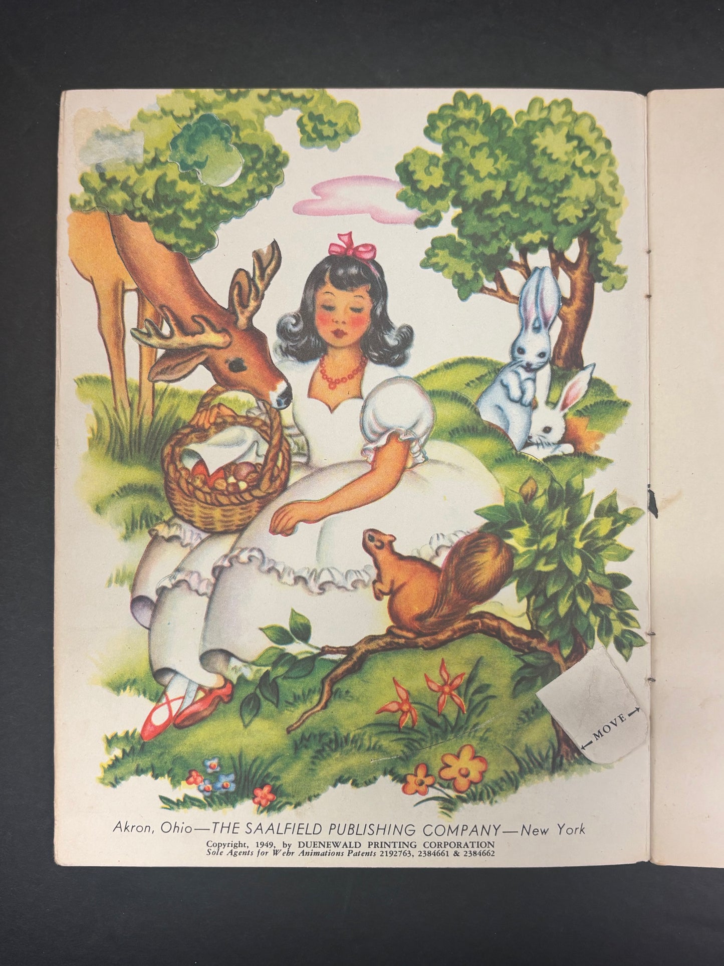 Snow White and the Seven Dwarfs - The Saalfield Publishing Co. - 1949