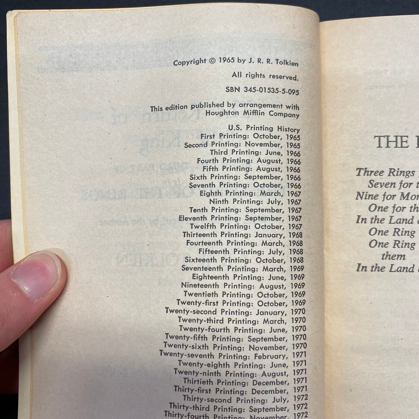 The Lord of the Rings Trilogy - J. R. R. Tolkien - Box Set - 1973