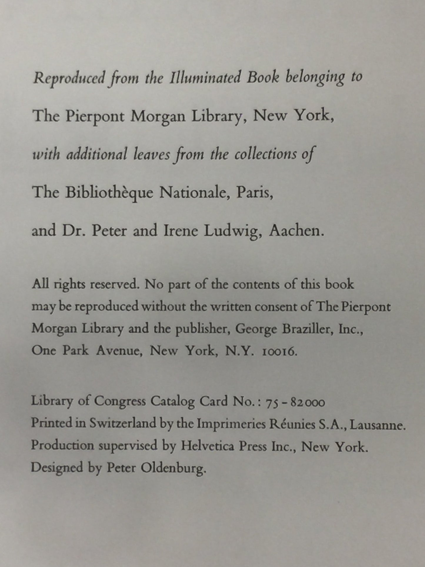 Old Testament Miniatures - George Braziller, Inc. - 1969