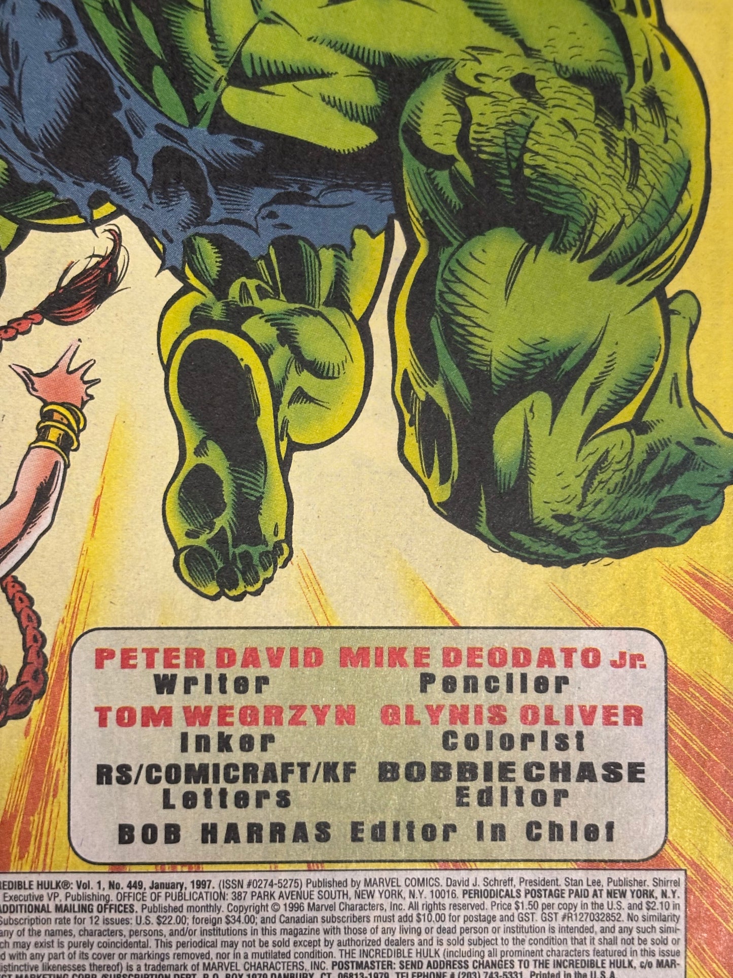 The Incredible Hulk - Peter David - 1st Appearance of the Thunderbolts - 1997