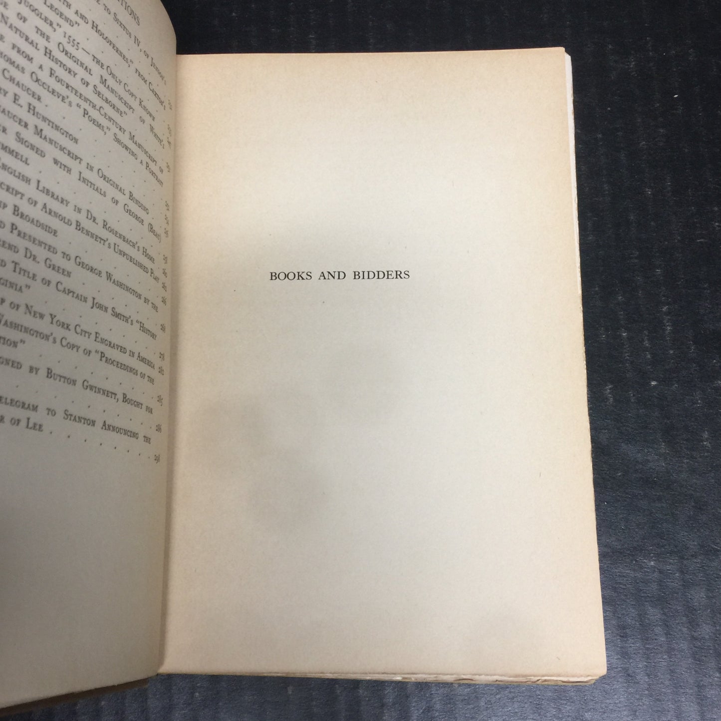Books and Bidders - A.S.W. Rosen
