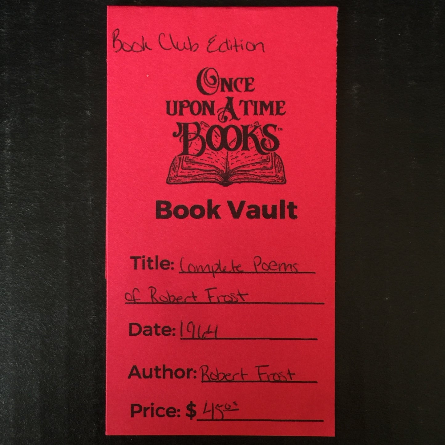 Complete Poems of Robert Frost - Robert Frost - Book Club Edition - 1964
