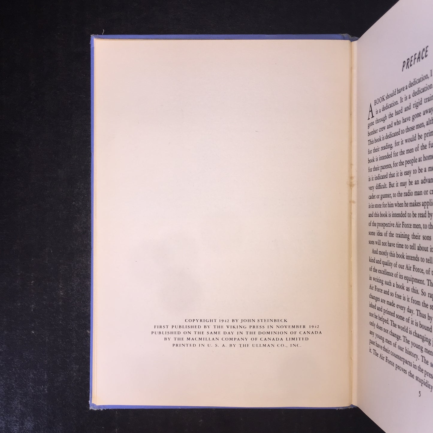 Bombs Away - John Steinbeck - 1st Edition - 1942