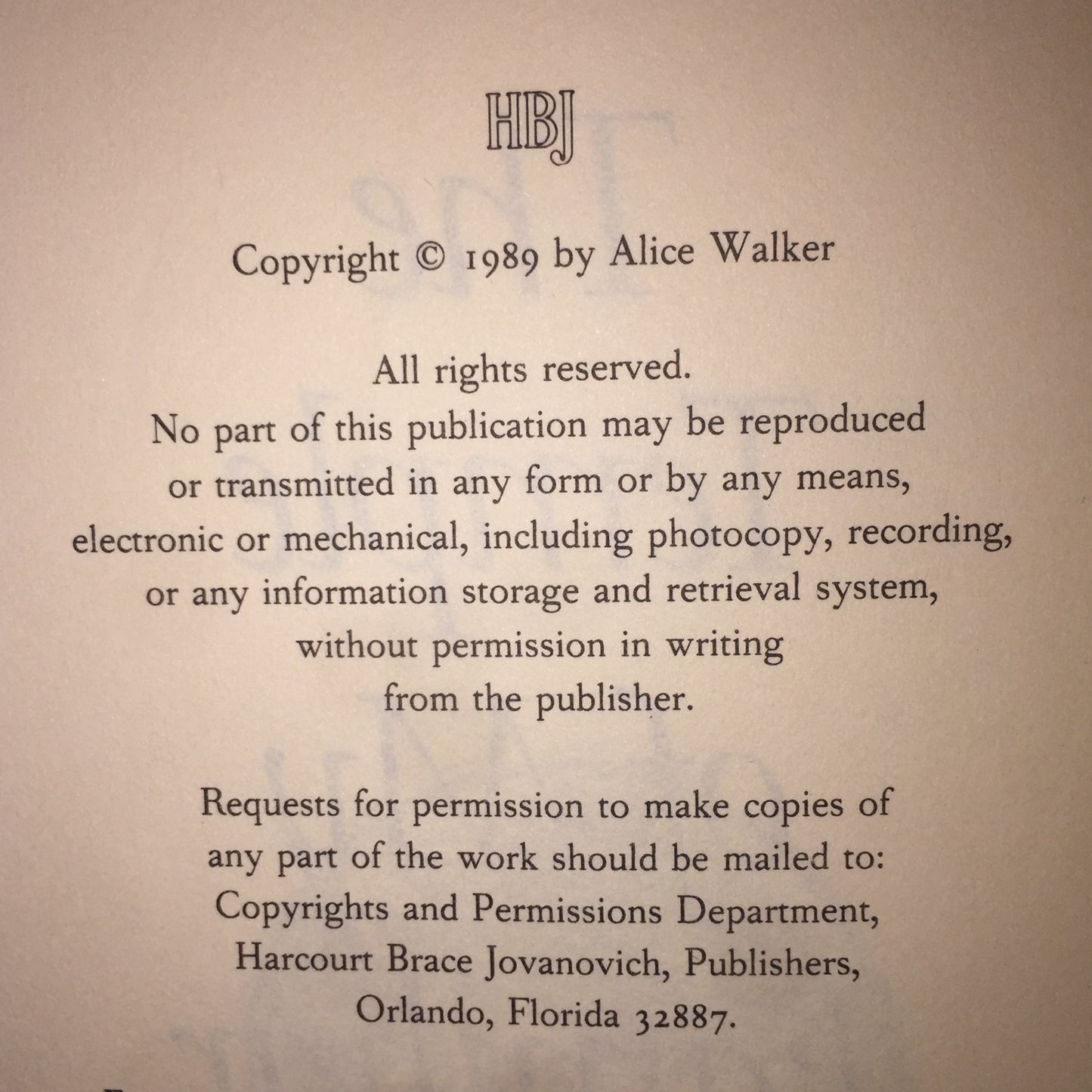 The Temple of My Familiar - Alice Walker - 1st Edition - 1989
