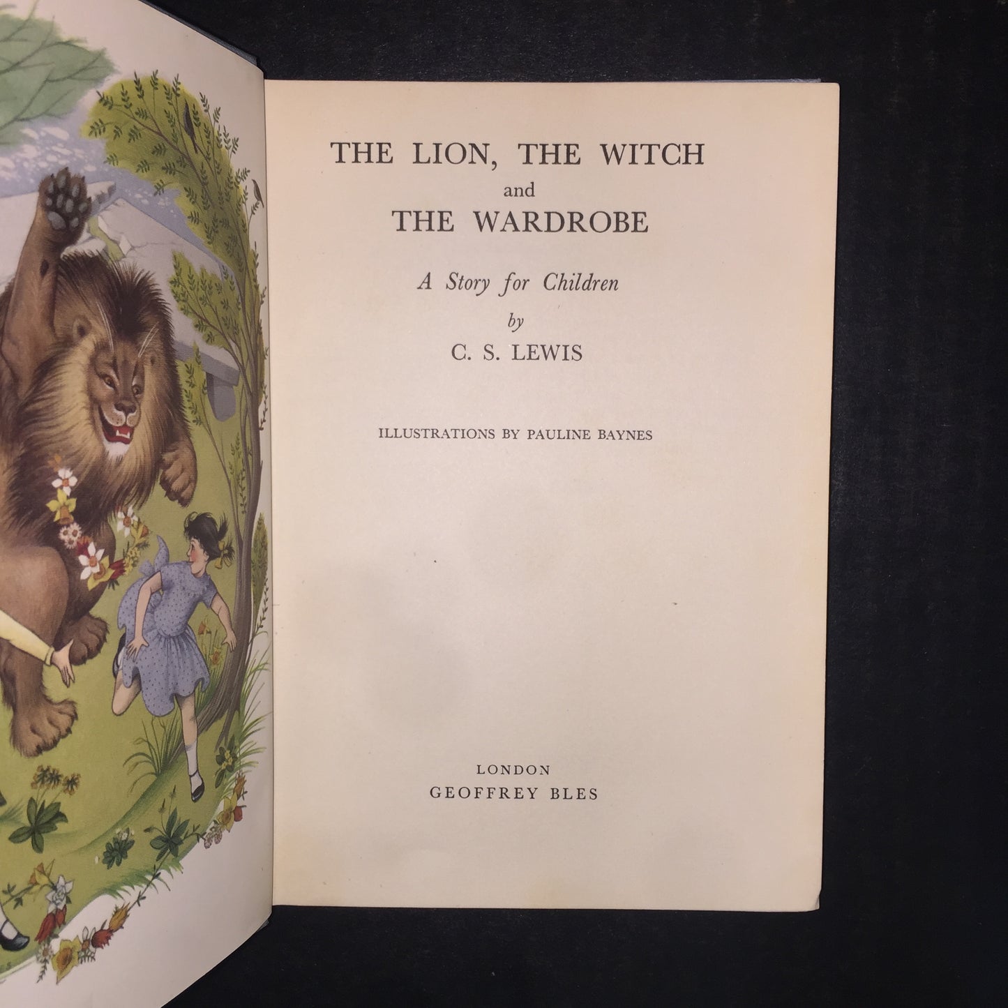 The Chronicles of Narnia - C.S. Lewis - 1st UK Editions - Includes Poster
