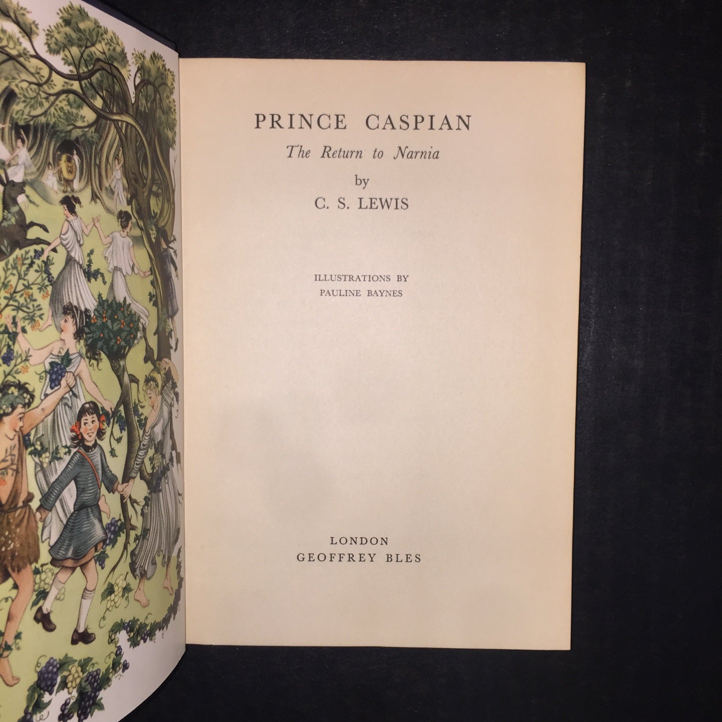 The Chronicles of Narnia - C.S. Lewis - 1st UK Editions - Includes Poster