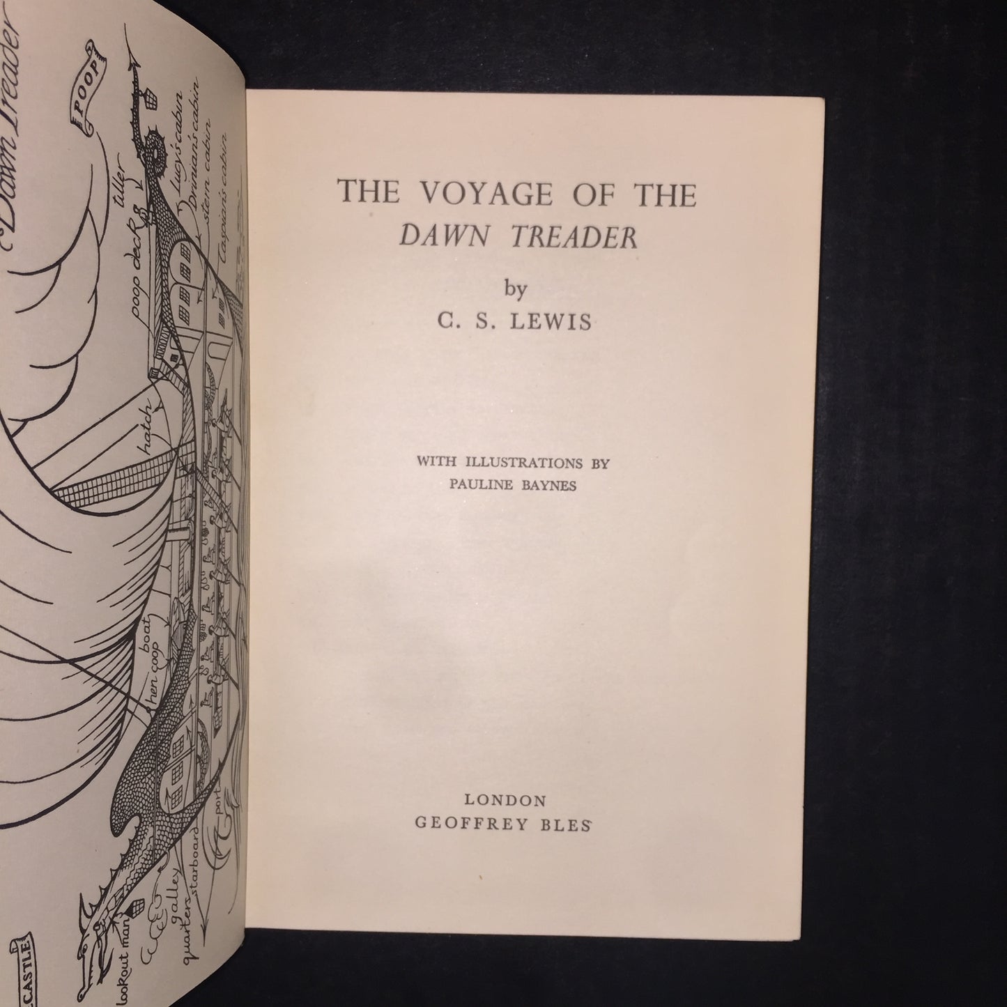 The Chronicles of Narnia - C.S. Lewis - 1st UK Editions - Includes Poster