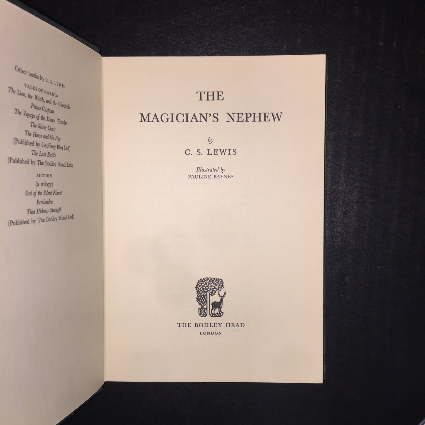 The Chronicles of Narnia - C.S. Lewis - 1st UK Editions - Includes Poster