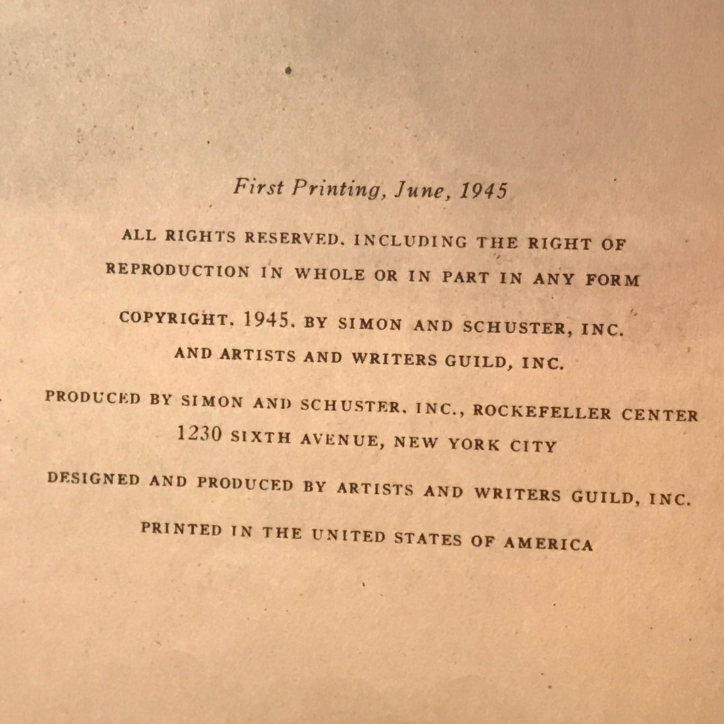 Tootle - Gertrude Crampton - First Printing - 1945