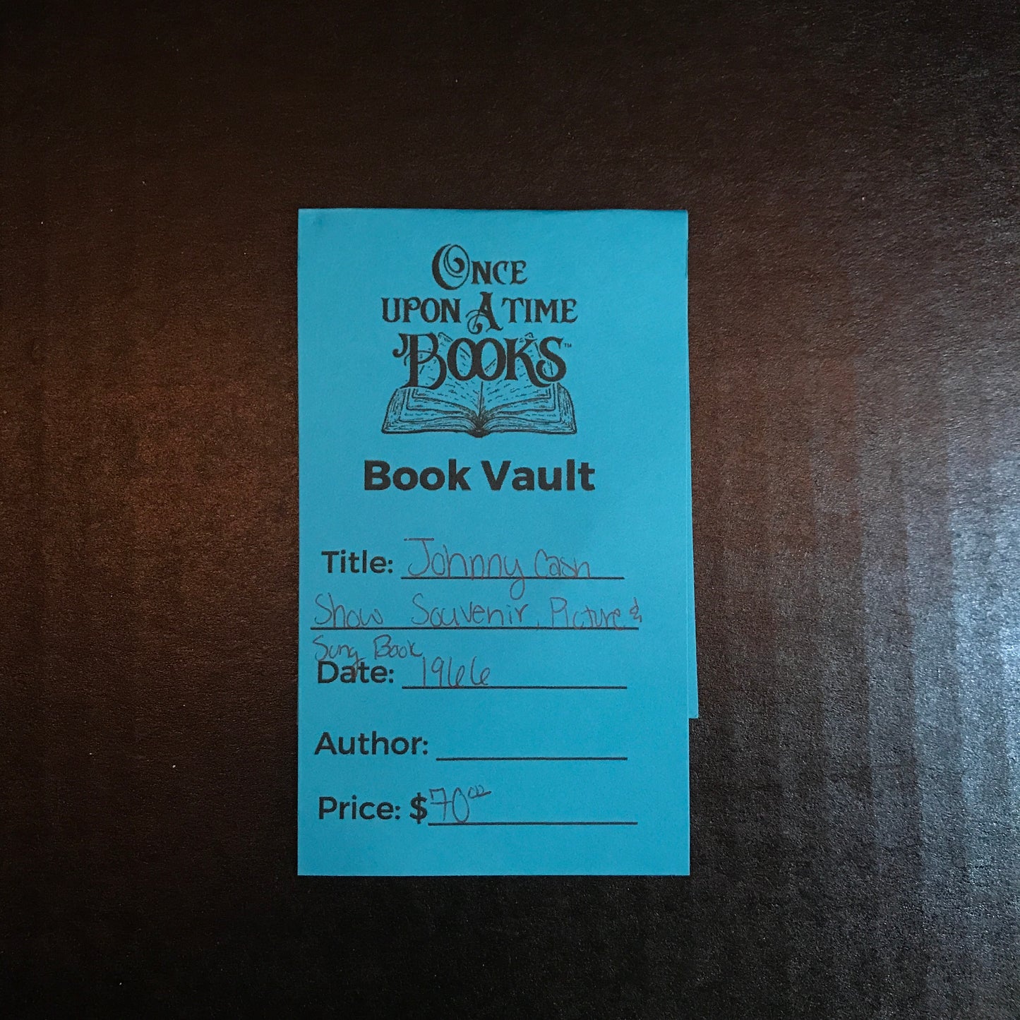 Johnny Cash Show Souvenir, Picture, and Song Book - Southwind Music Inc. - 1966