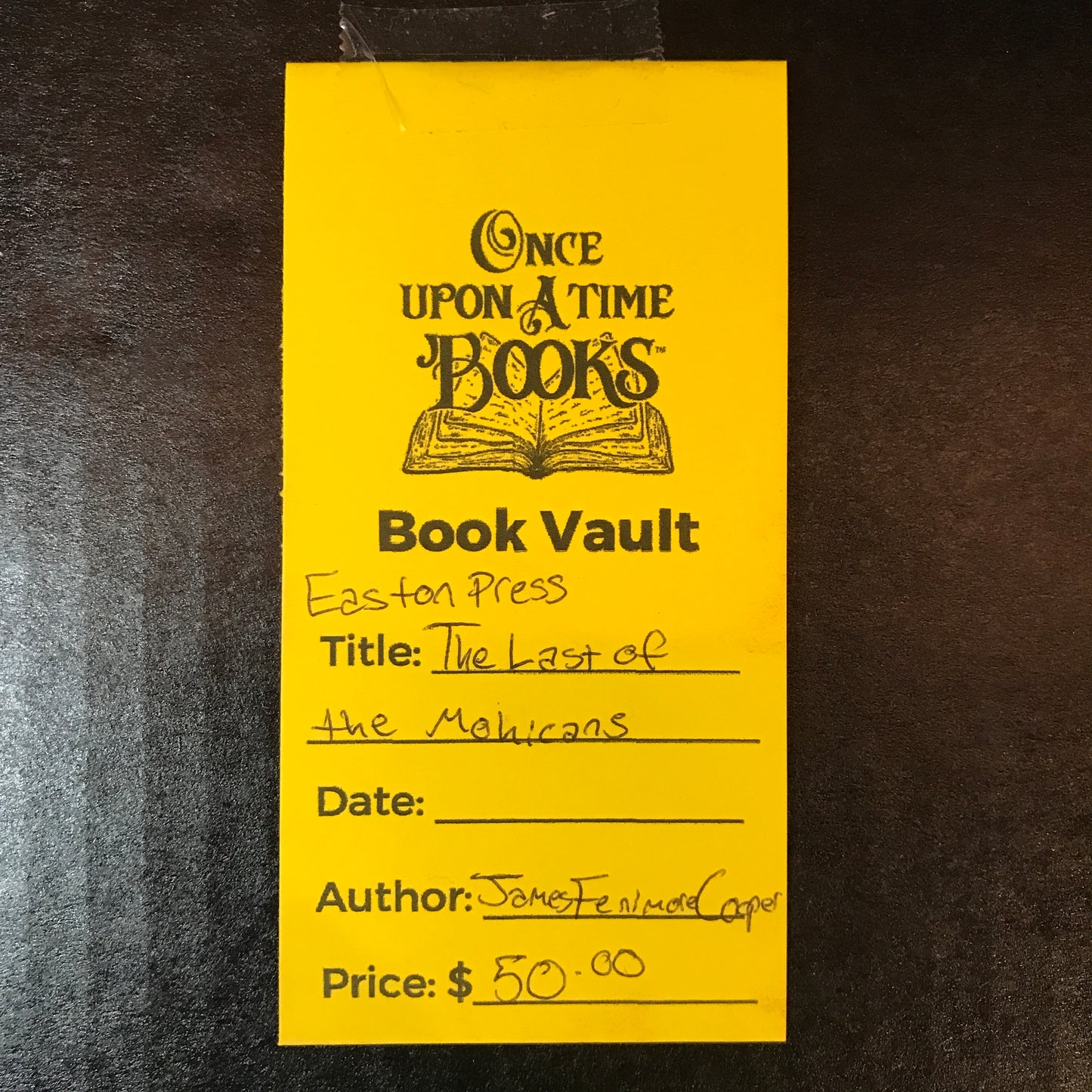 The Last of the Mohicans - James Fenimore Cooper - Easton Press - Date Unknown