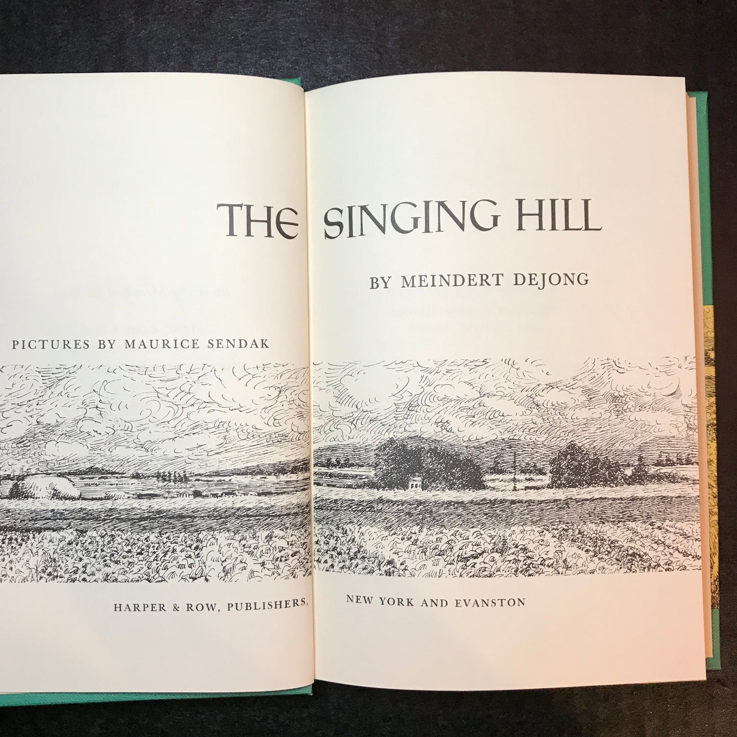 The Singing Hill - Meindert DeJong - First Edition - Pictures by Maurice Sendak - 1962