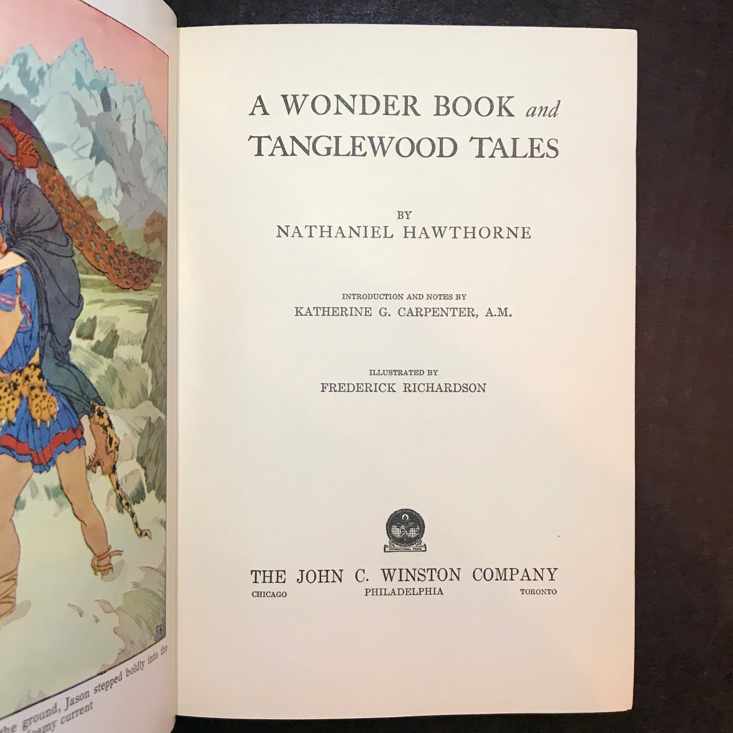 A Wonder Book and Tanglewood Tales - Nathaniel Hawthorne - 1930