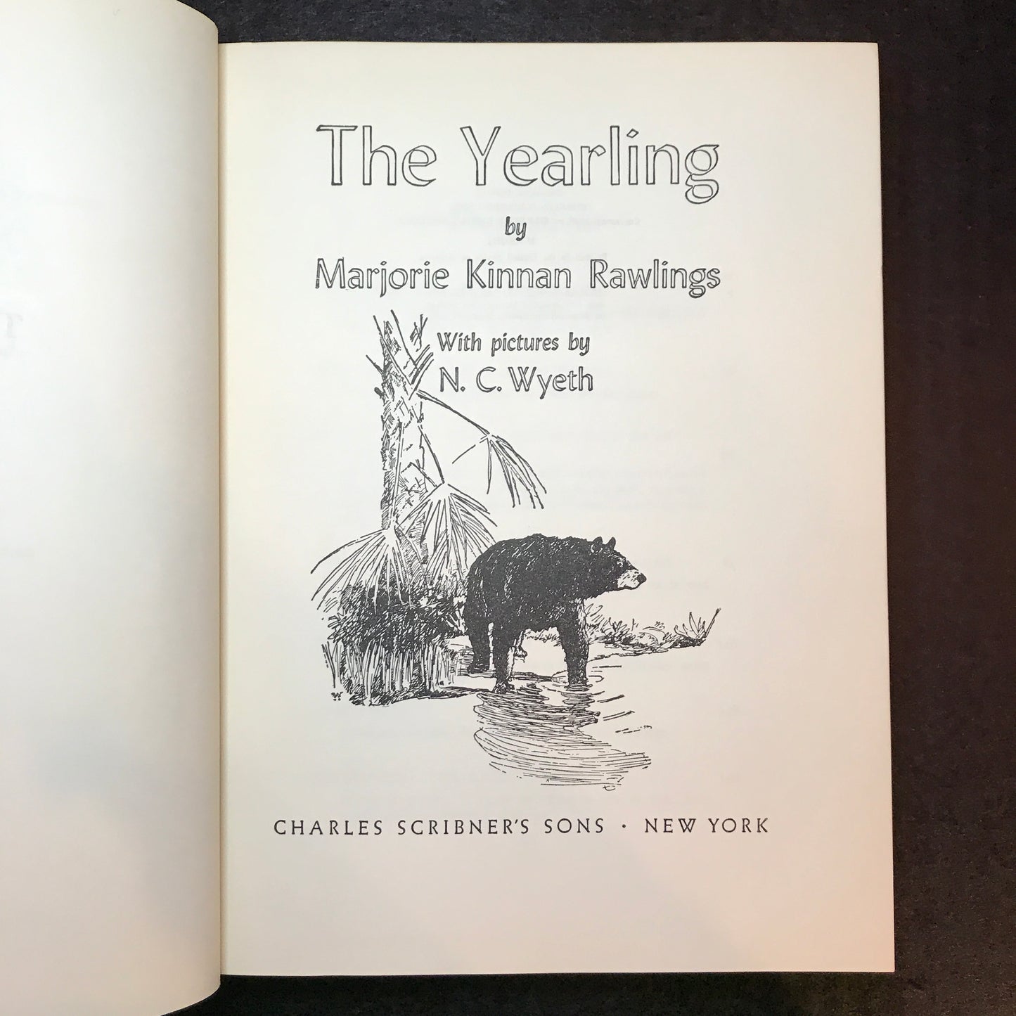 The Yearling - Marjorie Kinnan Rawlings - First Thus - 1939