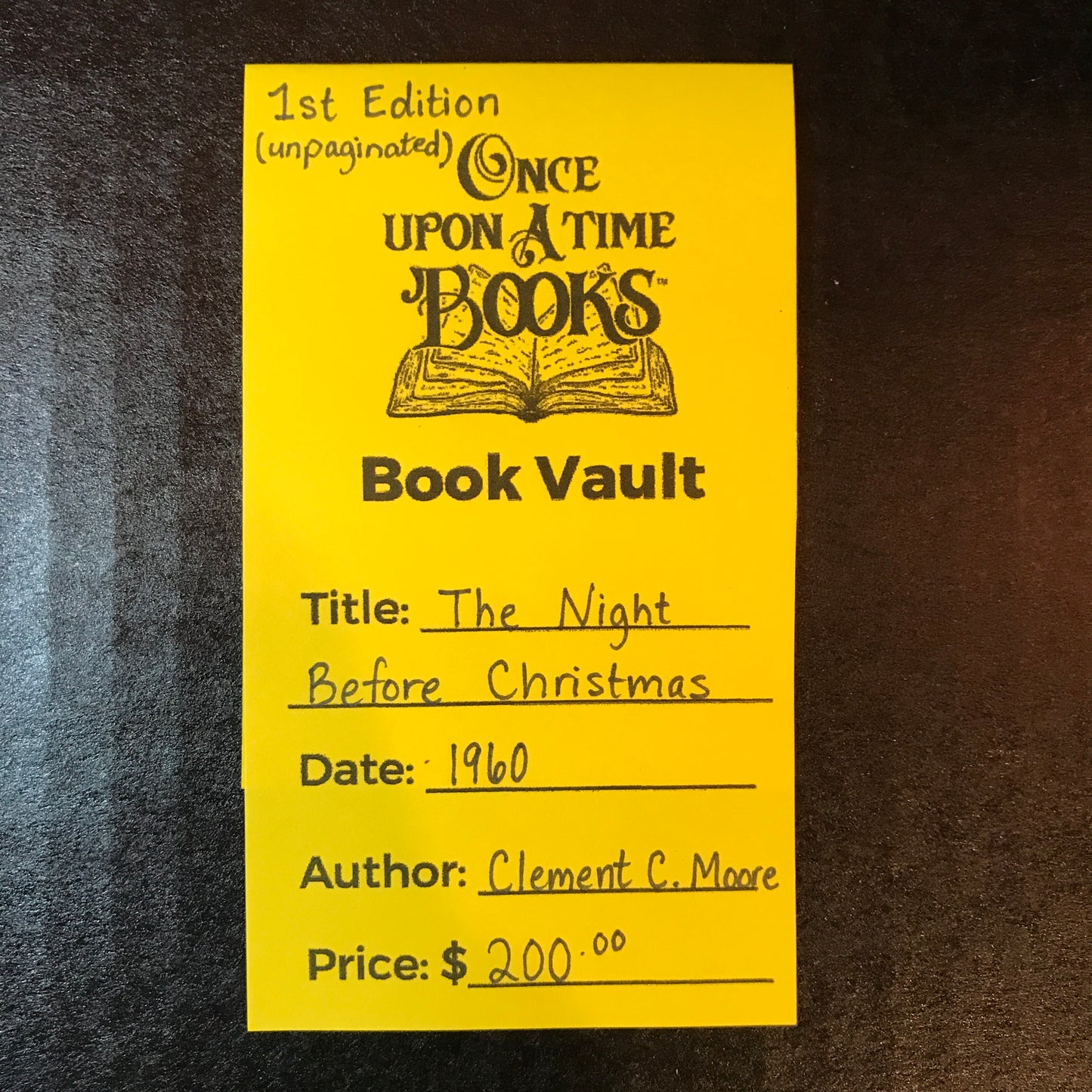 The Night Before Christmas - Clement C. Moore - First Edition - Unpaginated - 1960