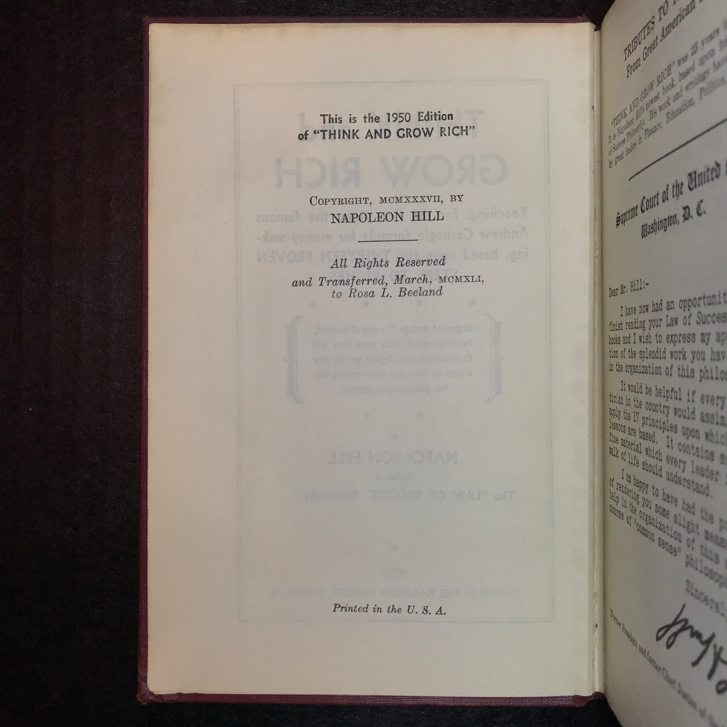 Think and Grow Rich - Napoleon Hill - 1950