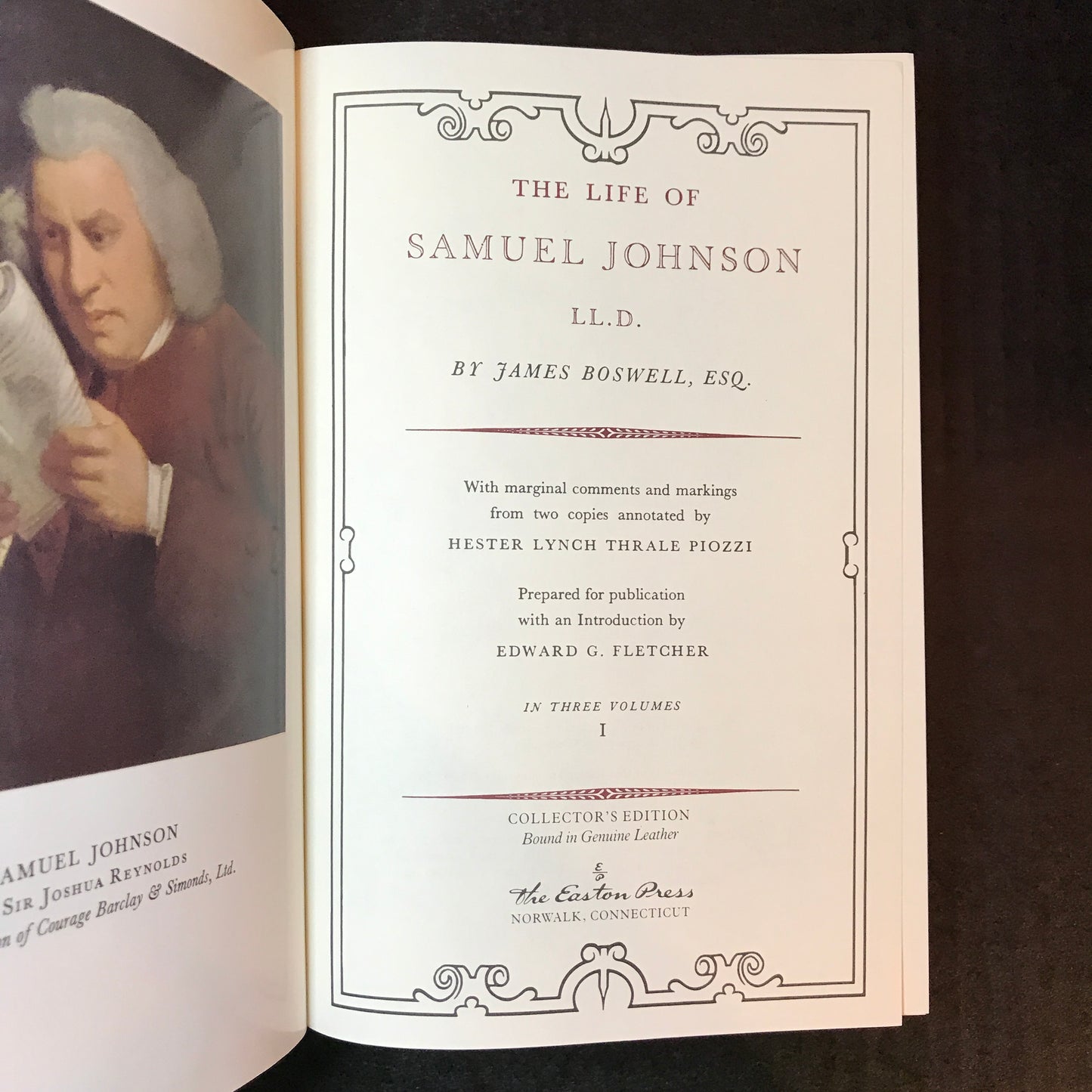 The Life of Samuel Johnson - James Boswell - Easton Press - Full Set - 4 Volumes - 1993